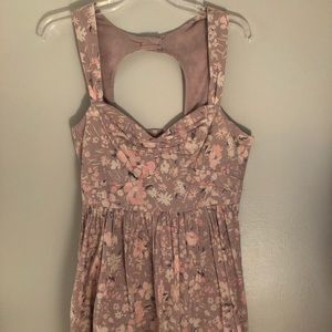 Floral dress mid length